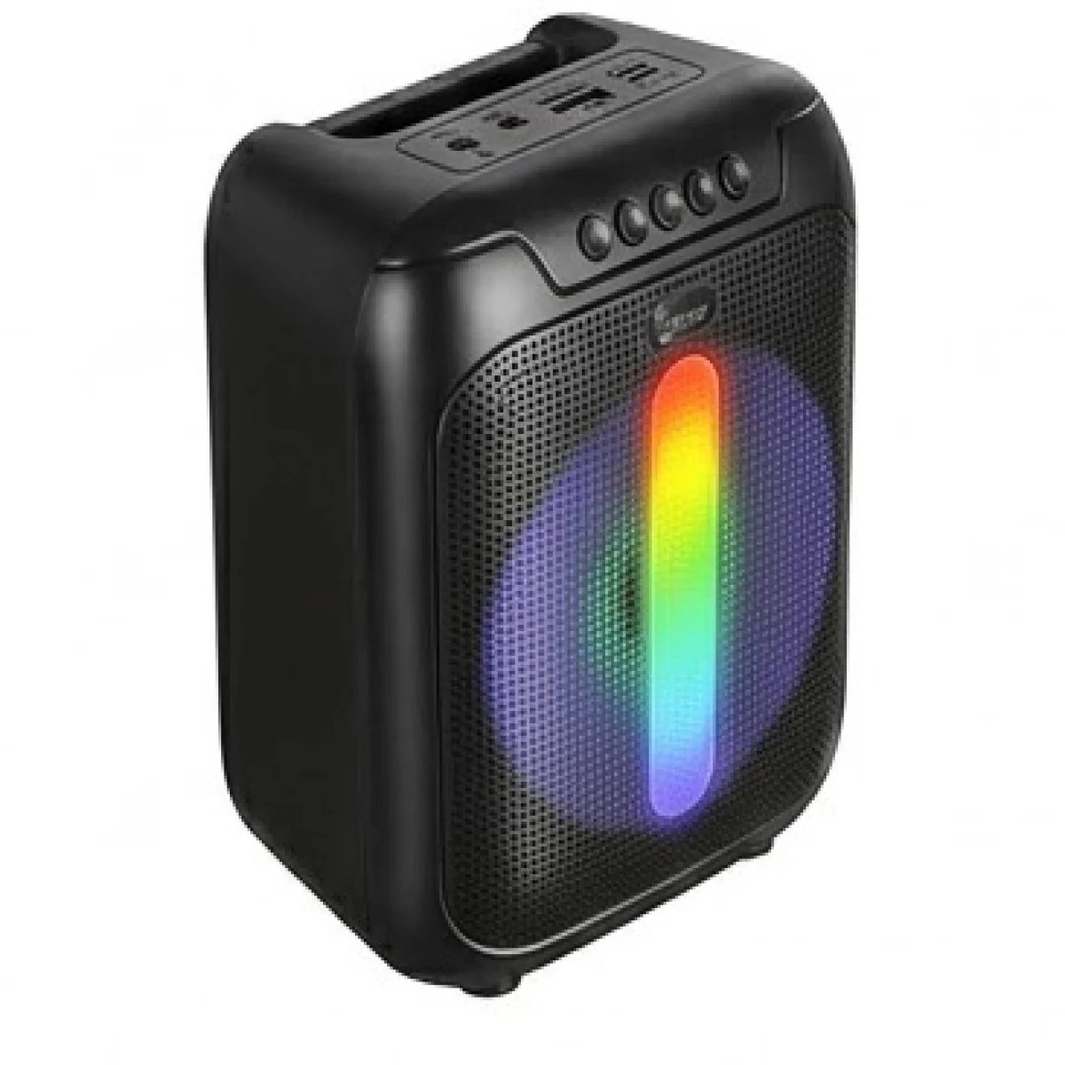 Baqer Portable Speaker with RGB Lighting – Powerful Sound & Modern Design –QL-614 - صورة 2