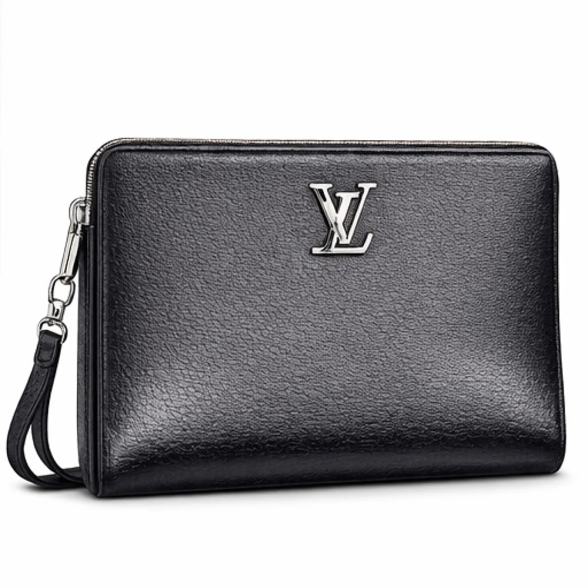 Louis Vuitton Monogram Leather Pouch – Black Edition - صورة 6