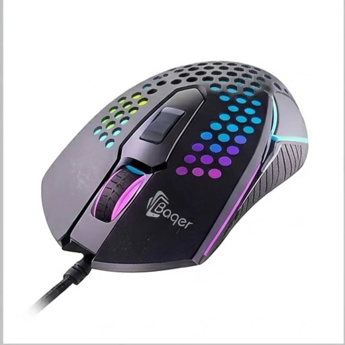 Baqer Wired Mouse for PC – RGB Lighting Design – High Precision Performance –M3 - صورة 5