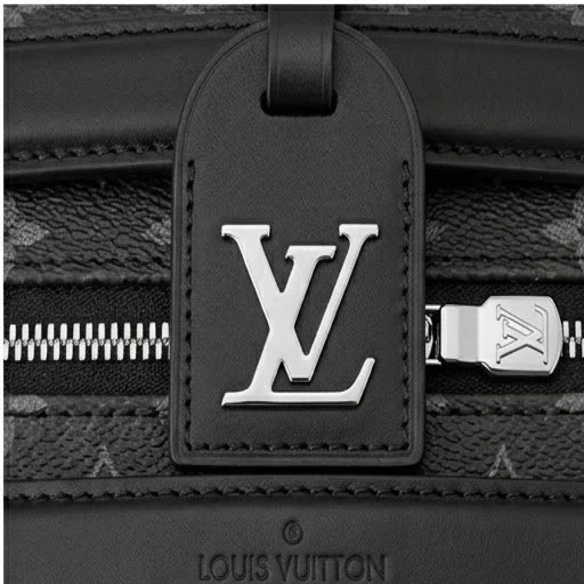 Louis Vuitton – Monogram Eclipse Polka Dot Rolling Travel Suitcase Limited Edition - صورة 2