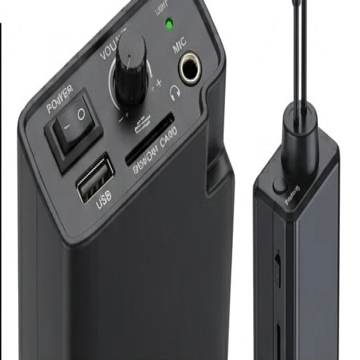 Baqer Wireless Microphone System – Portable Audio Solution with Headset –MG_201 - صورة 3