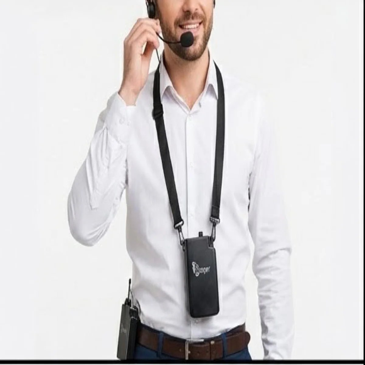 Baqer Wireless Microphone System – Portable Audio Solution with Headset –MG_201 - صورة 4