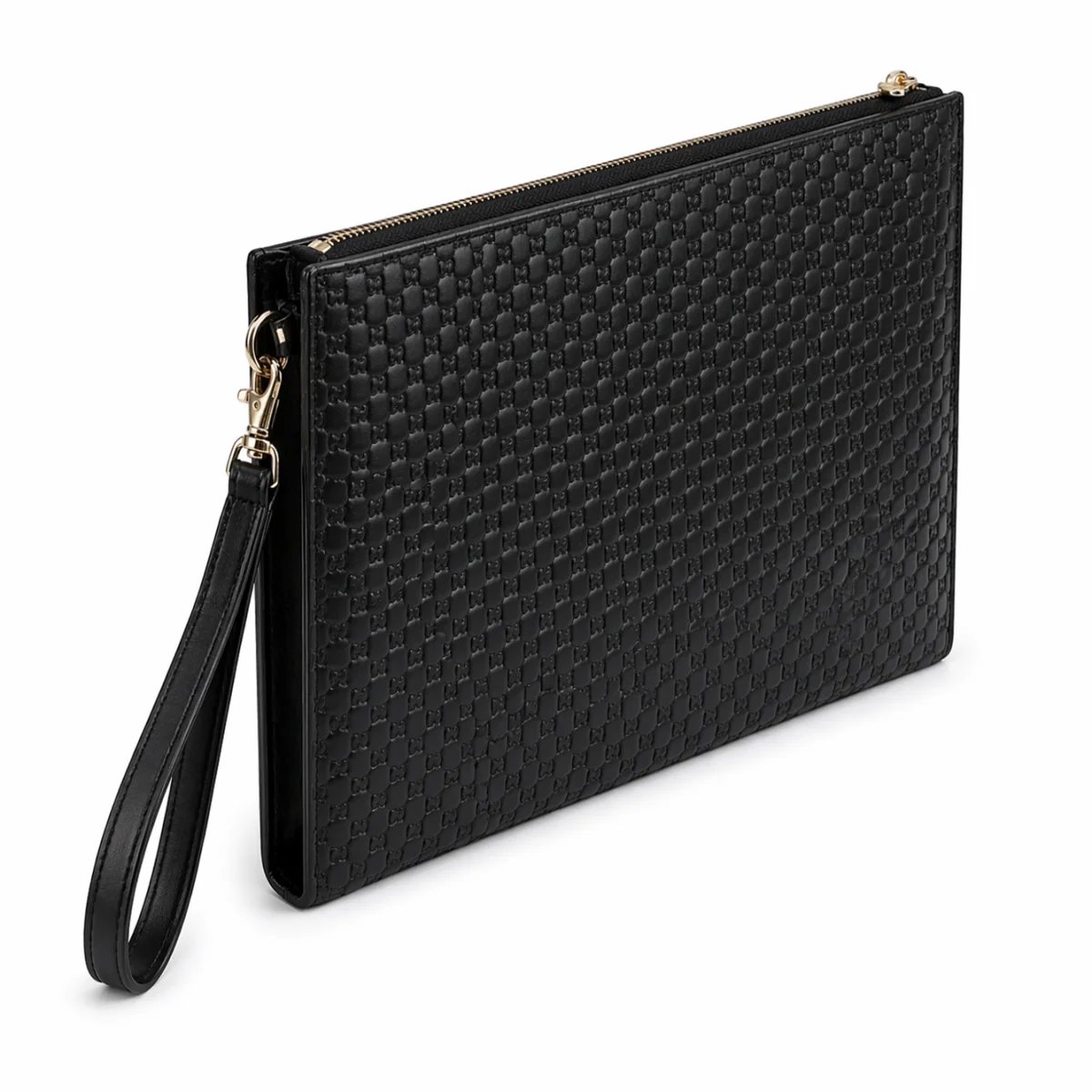 كلتش جلد بنقشة منسوجة (ستايل بوتيغا) - صورة 2