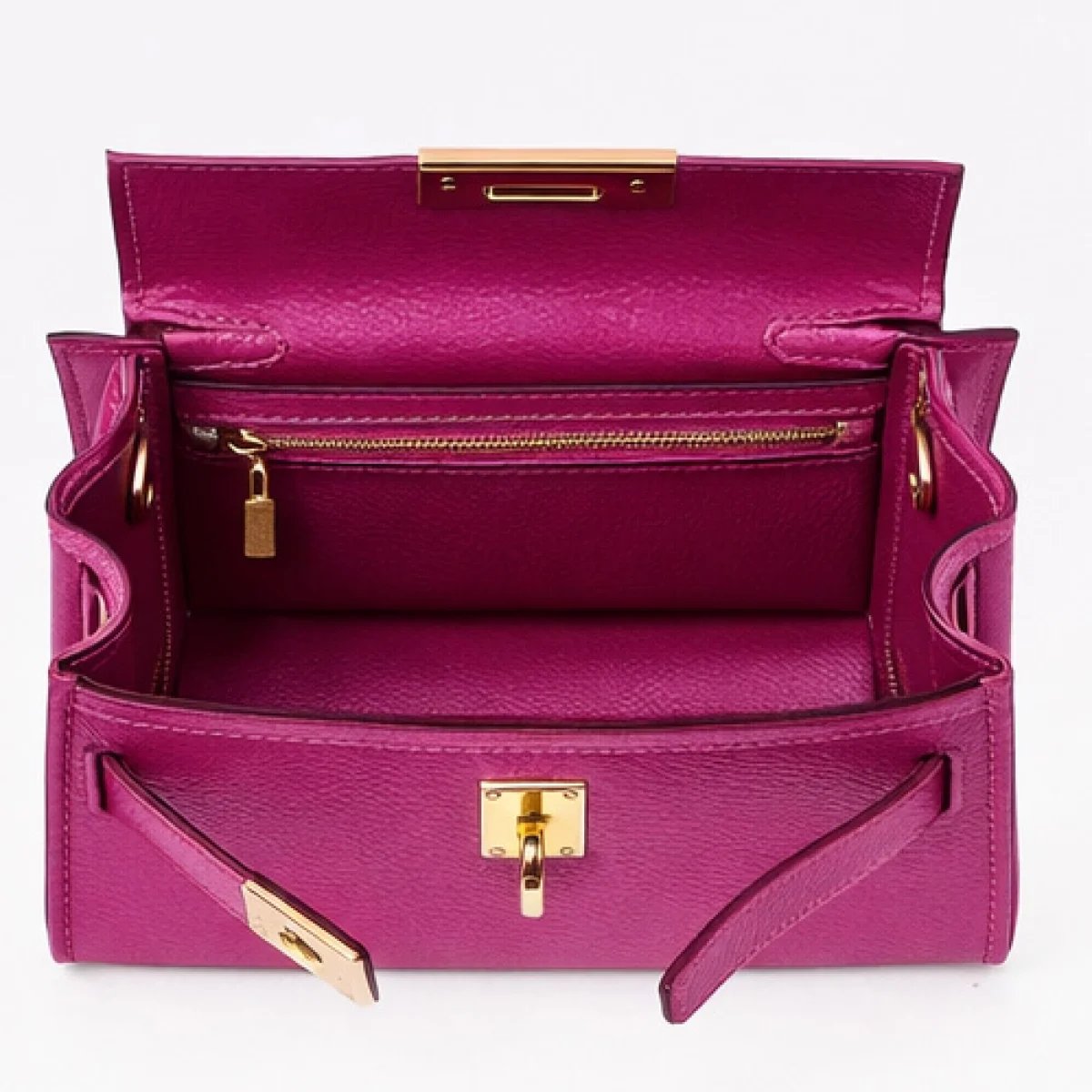 Hermès Kelly Mini Silk Handle - صورة 6