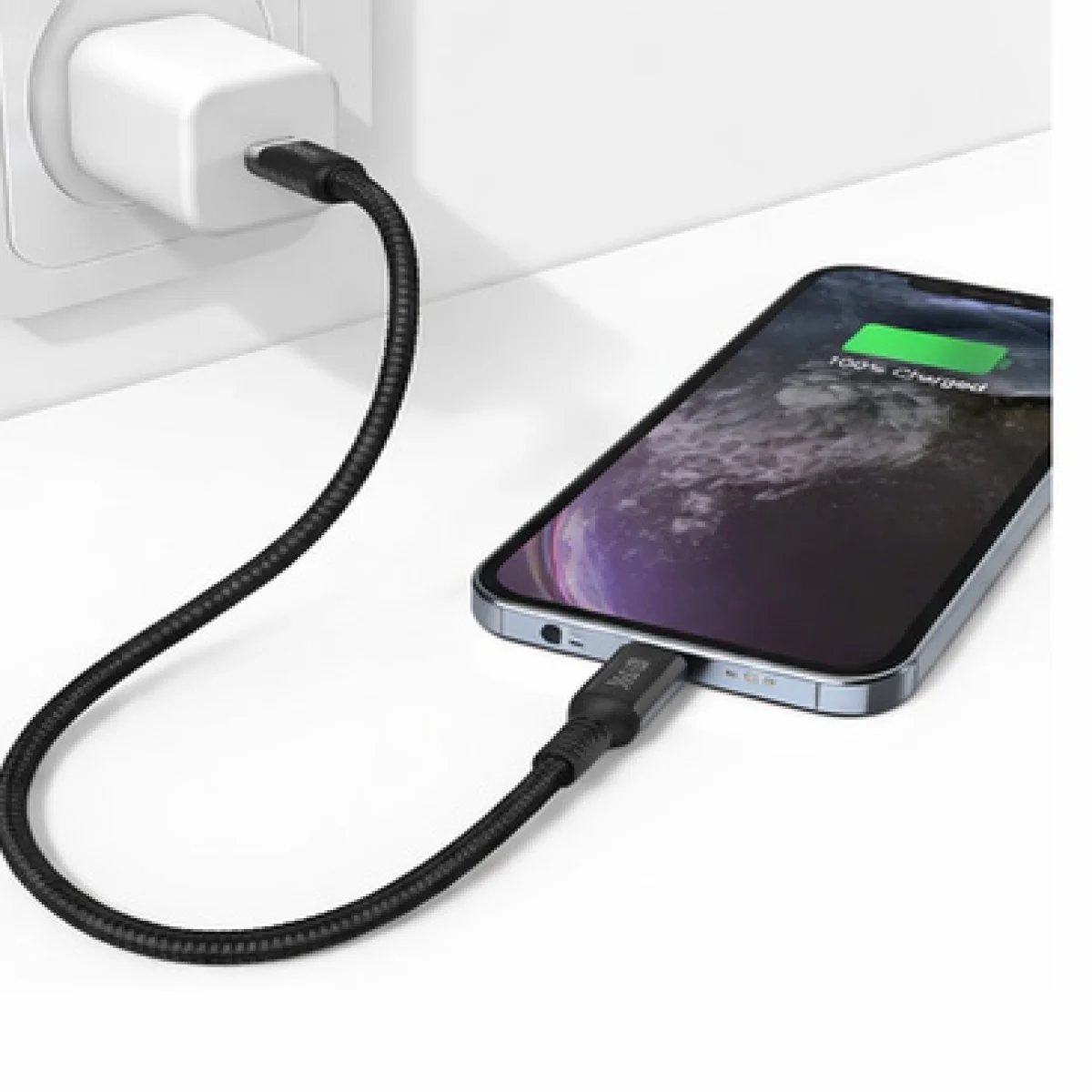 Baqer USB-C to Lightning 27W Fast Charging Cable –TD_CA101 - صورة 3