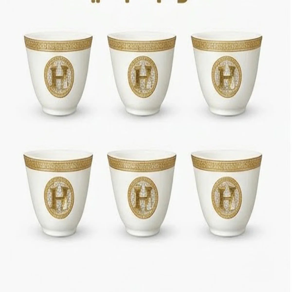 HERMÈS – Luxury Signature Espresso Cup Set - صورة 5