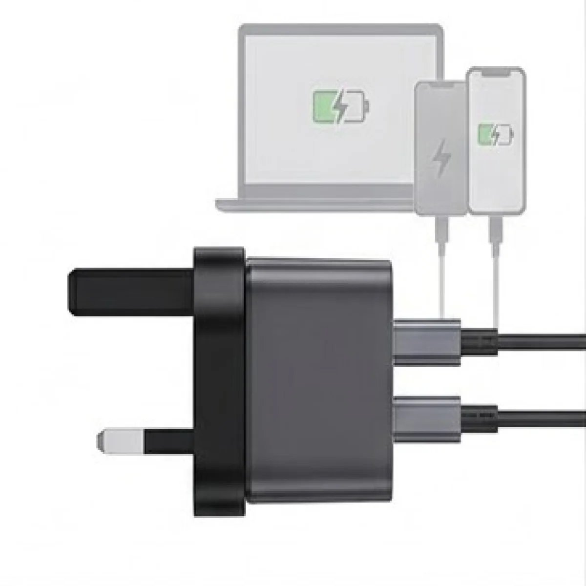 Baqer Super Charging 35W – Fast & Reliable Power Adapter –DC_336_B - صورة 3