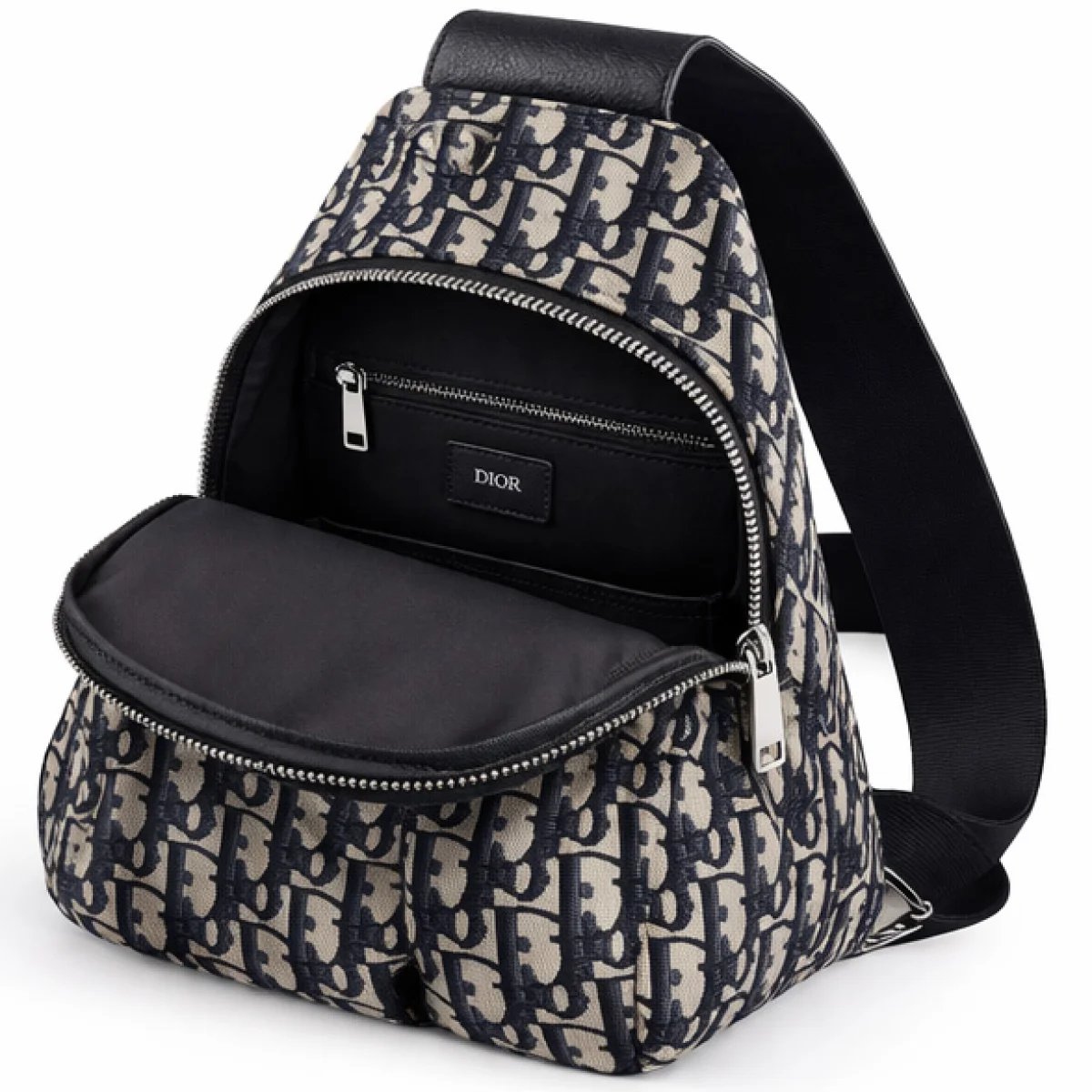 Dior Oblique Canvas Sling Bag - صورة 10