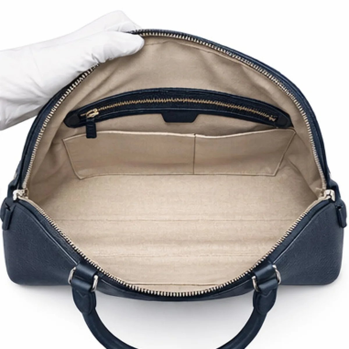 Hermès Bolide 31 Classic Leather – Blue Edition - صورة 11