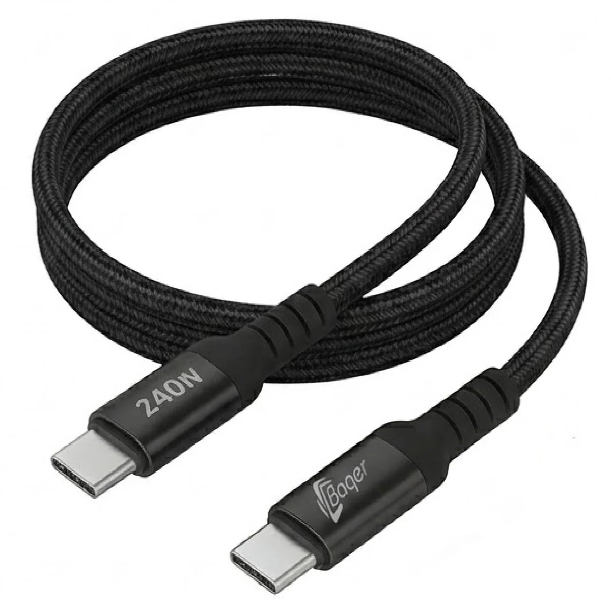 Baqer Type-C to Type-C Cable 240W – Super Fast Charging –TD_CA101 - صورة 3