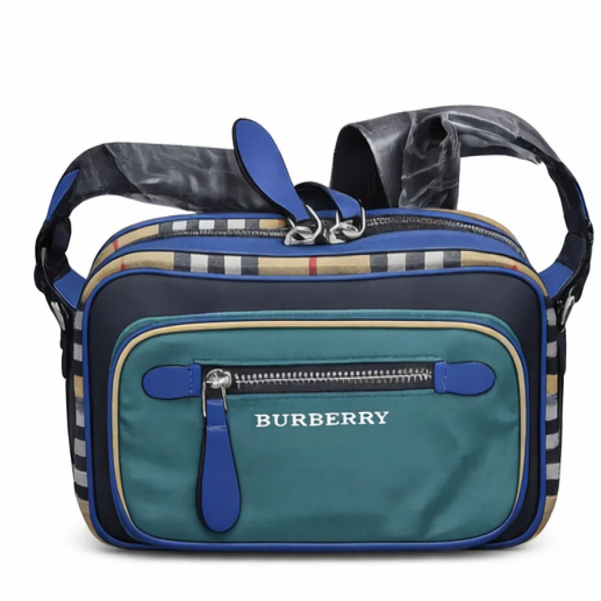 Burberry Mini Crossbody Utility Bag – Multicolor Edition - صورة 4