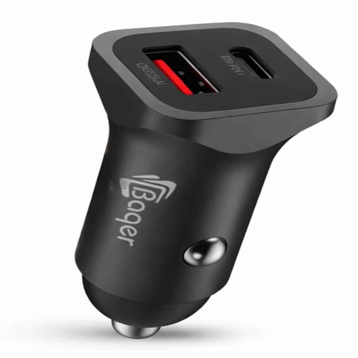 Baqer Car Charger 30W PD + 25W USB Fast Charging (PD/QC) –BC_168 - صورة 4