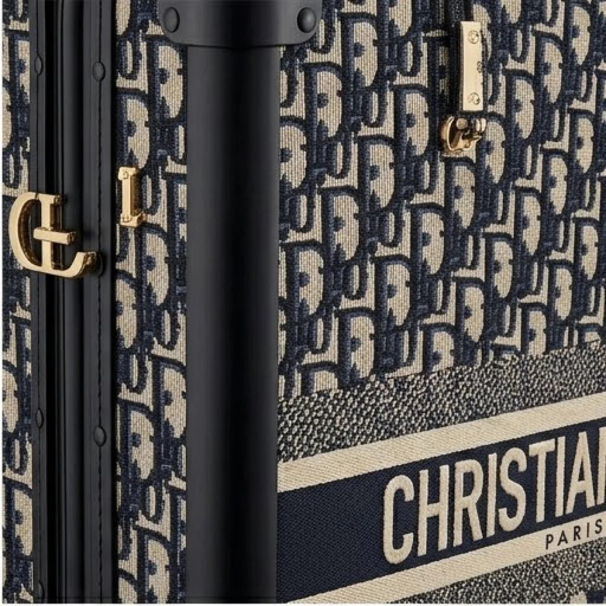 Christian Dior – Oblique Rolling Travel Suitcase - صورة 3