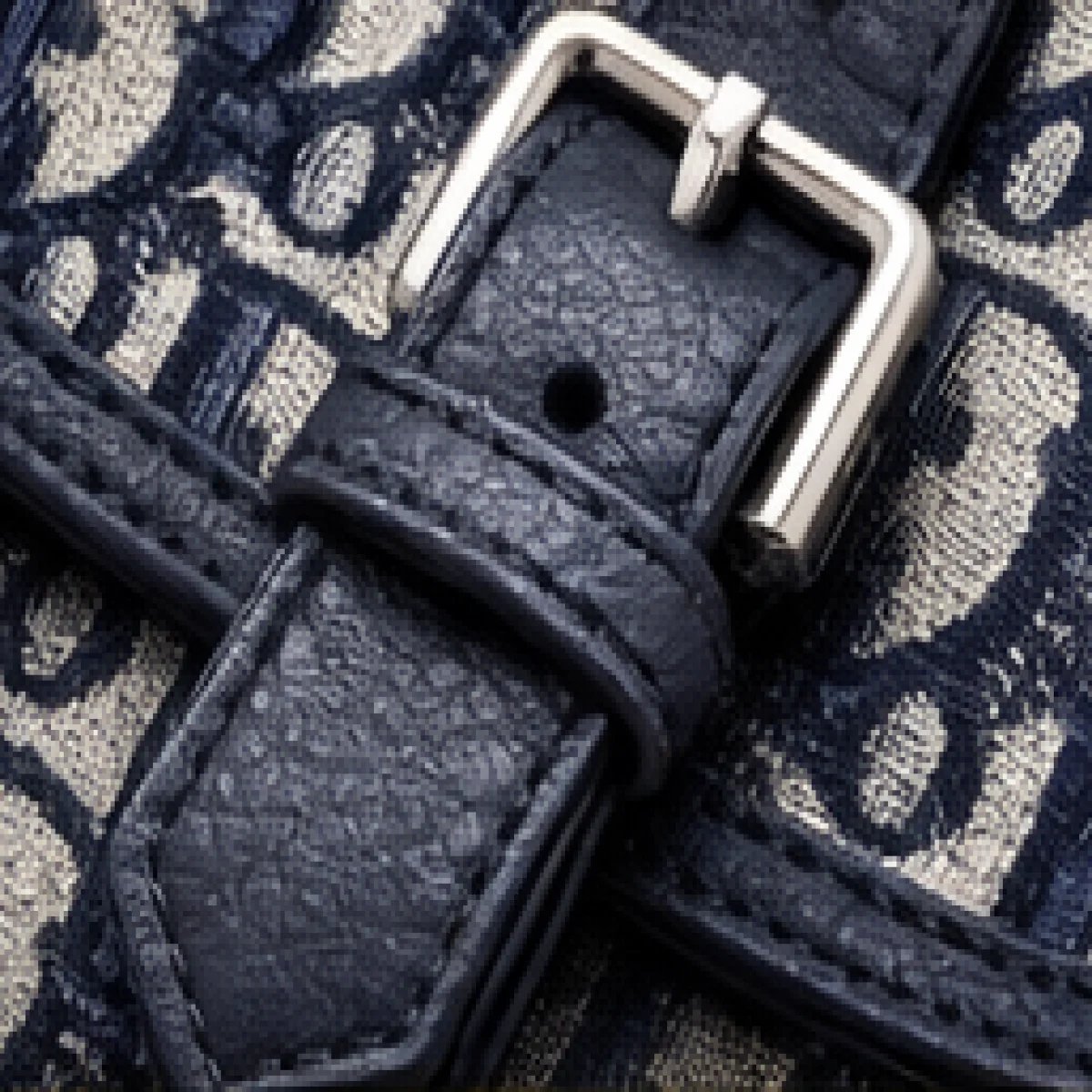 Christian Dior Oblique Canvas Saddle Crossbody Bag - صورة 6