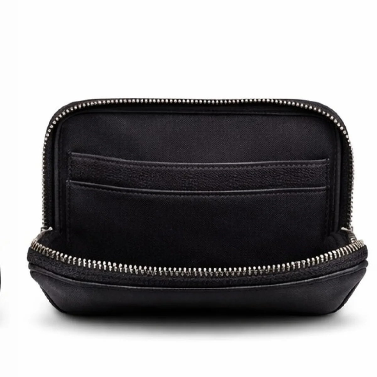 Noir Edge Milano – Monster Eyes Leather Zip Clutch – Black & Yellow Edition - صورة 6