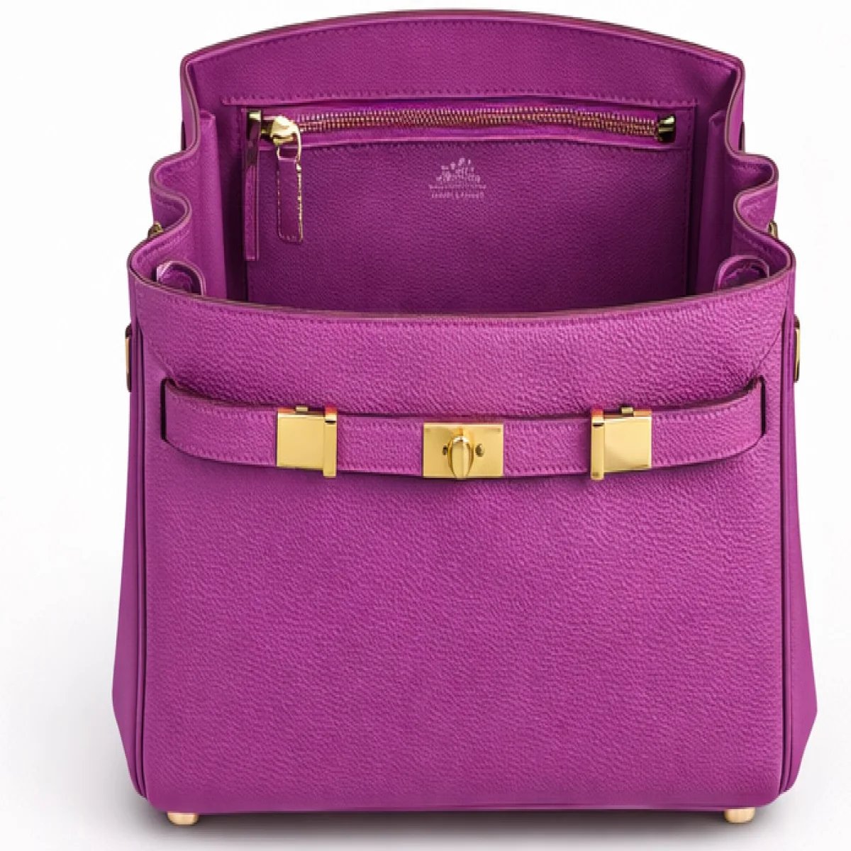 Hermès Birkin 25 Rose Purple Bag - صورة 7