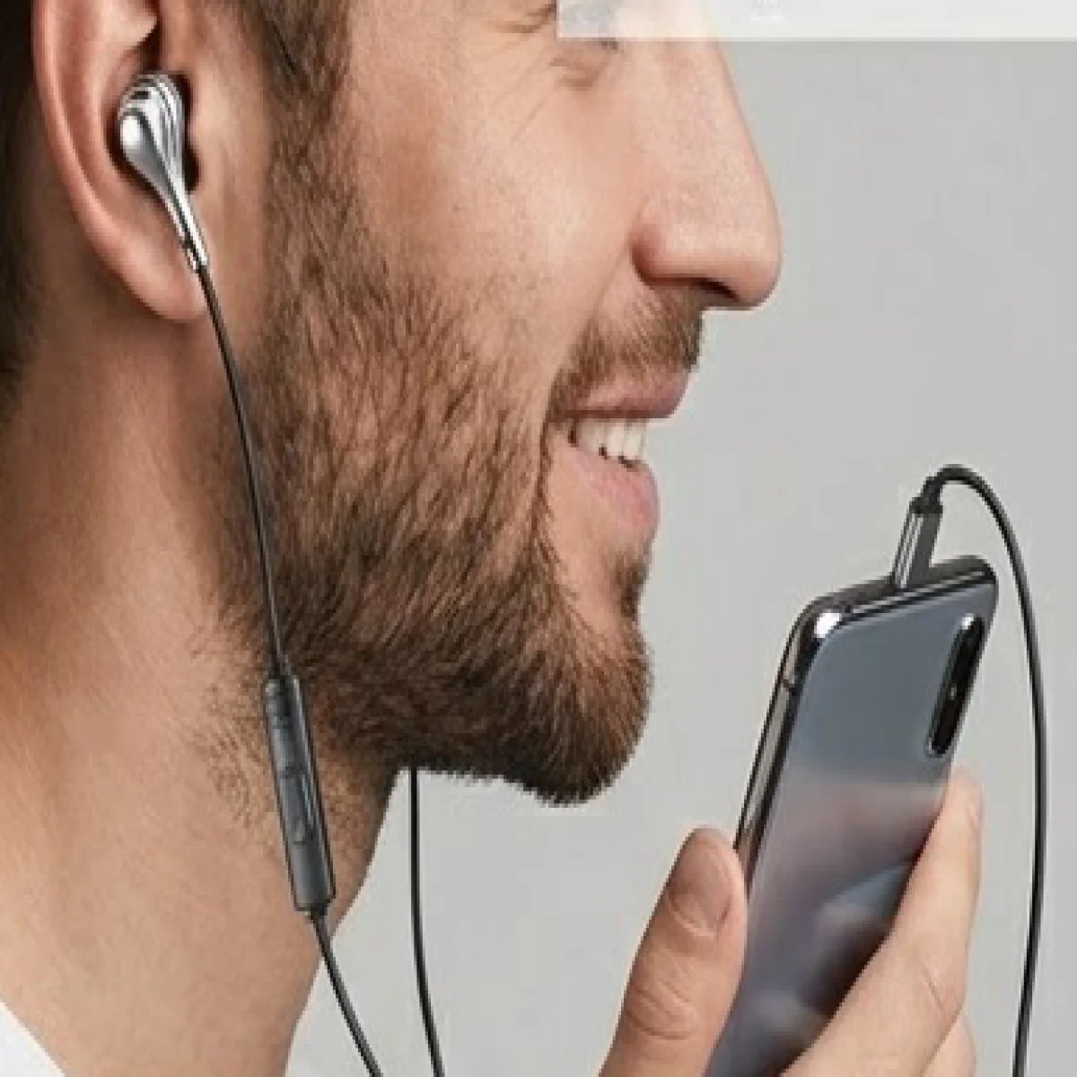 Baqer Stereo Earphones Type-C-BH-082 - صورة 3
