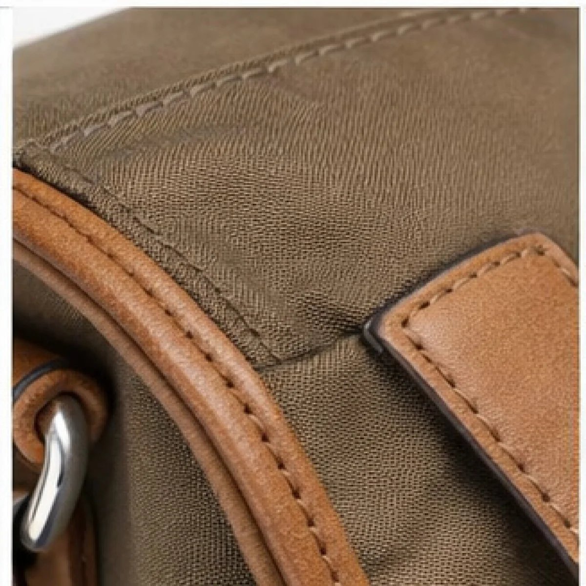 Prada Re-Nylon Flap Messenger Bag – Beige Edition - صورة 7