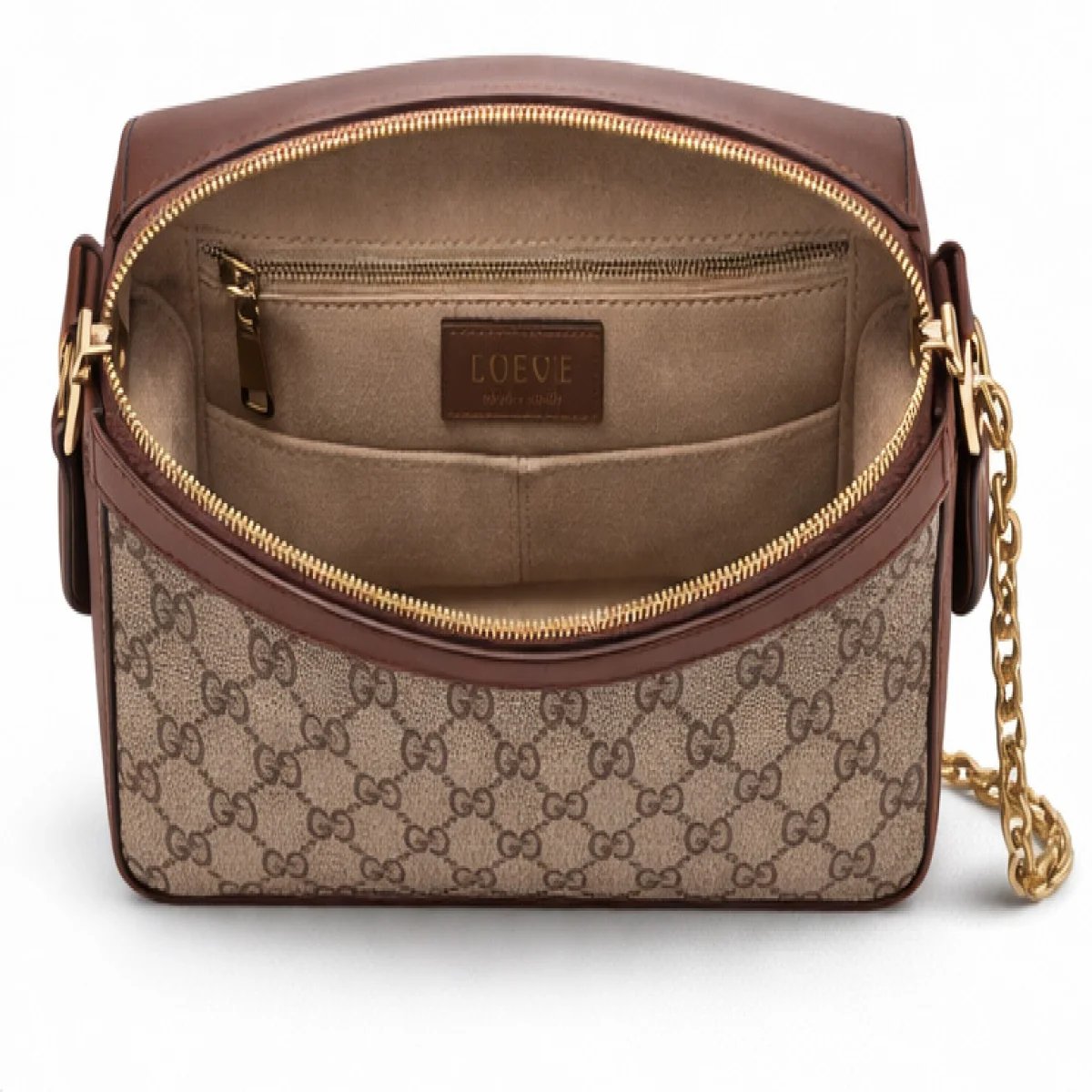 Gucci Diana Mini GG Canvas Top Handle Bag - صورة 10