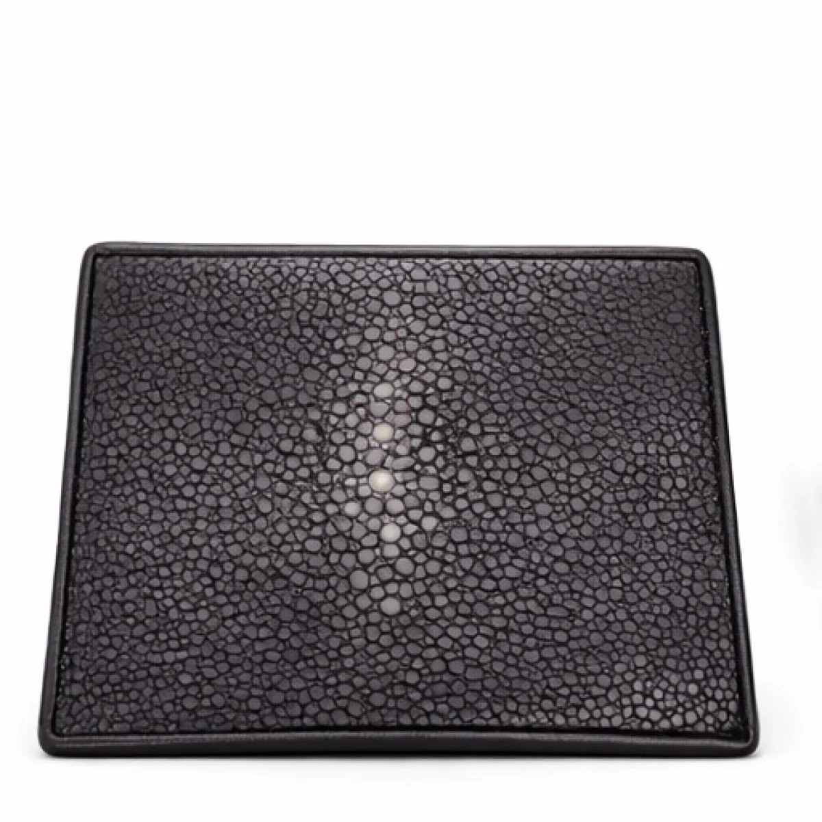 Bottega Veneta Milano – Stingray Exotic Leather Clutch – Black Edition - صورة 5