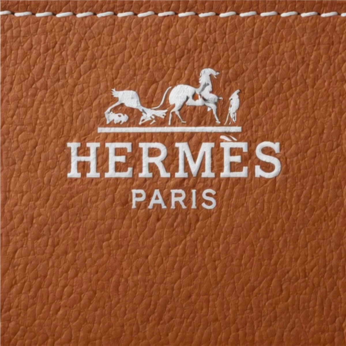 Hermès Paris – Classic Leather Zip Pouch – Brown Edition - صورة 2