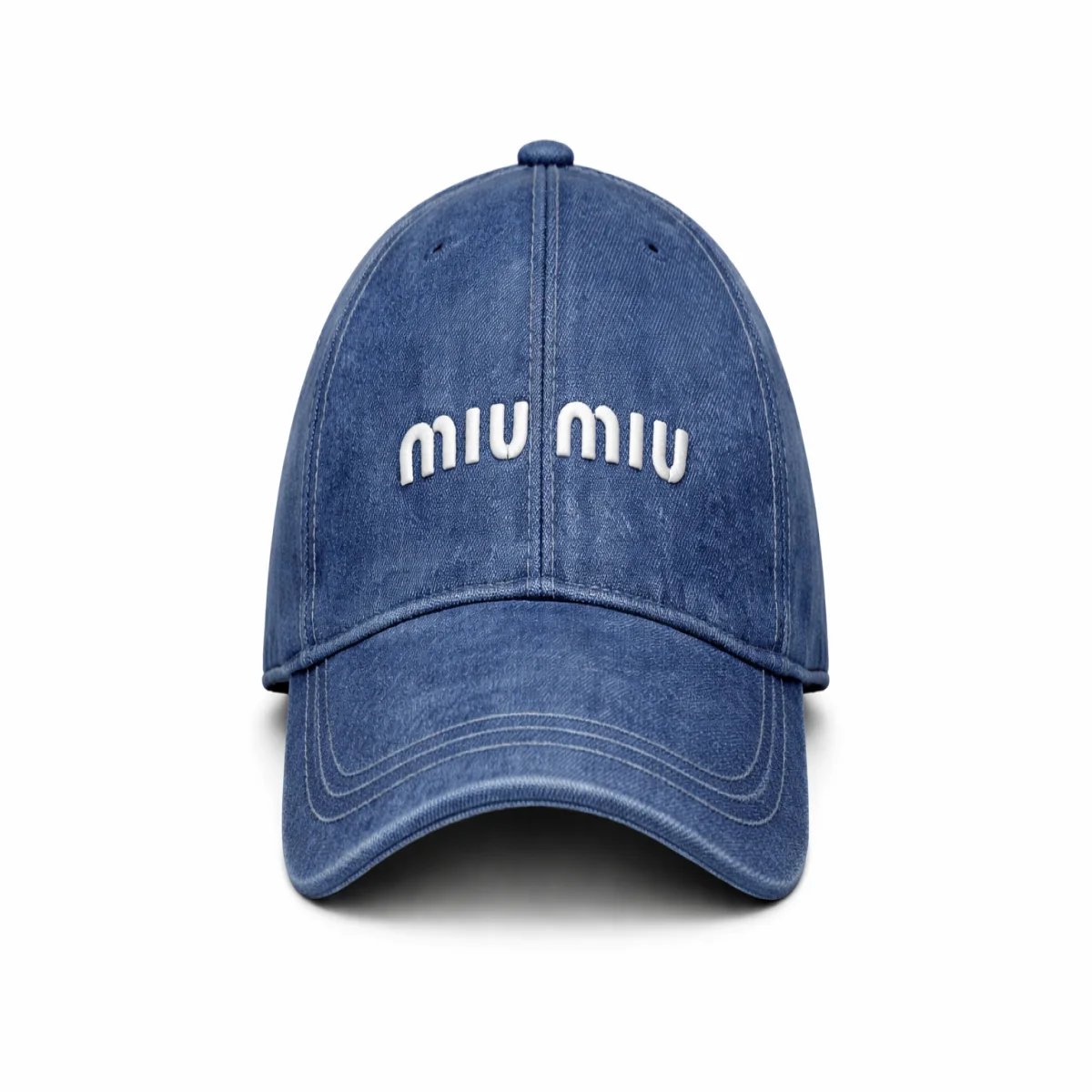 قبعة Miu Miu دنيم - صورة 3