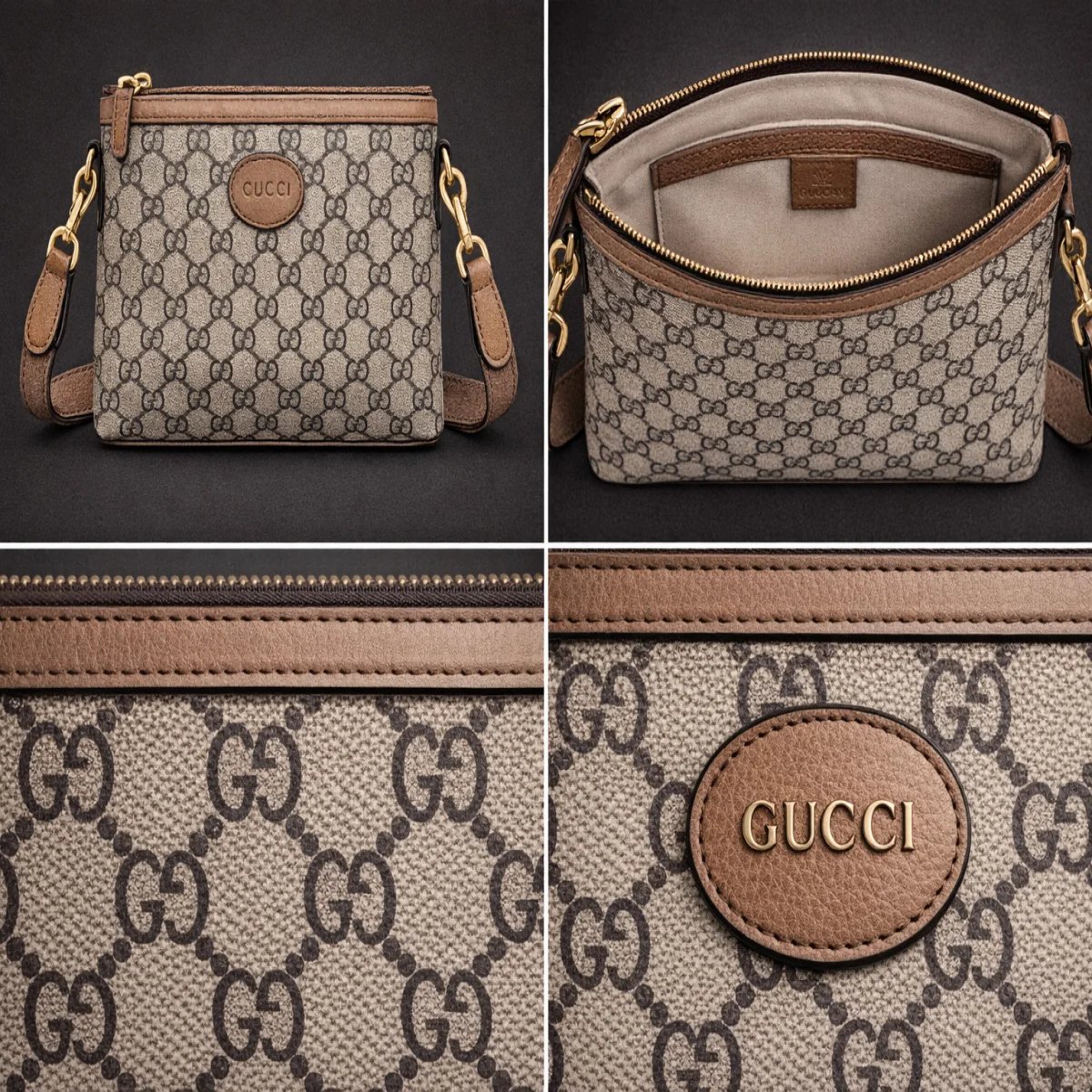 Gucci GG Supreme Small Shoulder Bag - صورة 2