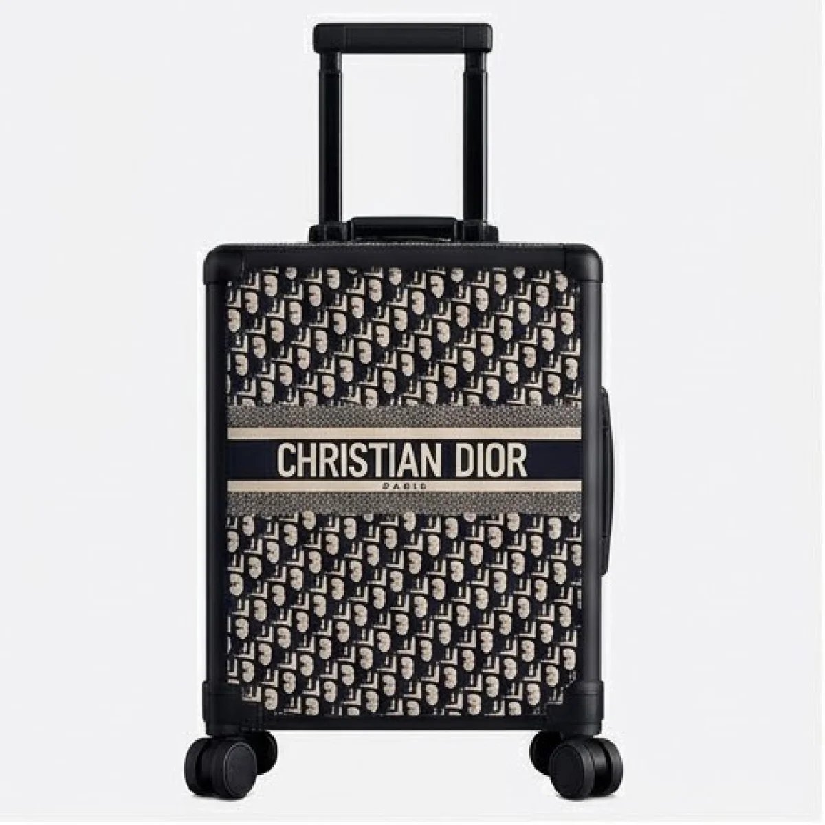 Christian Dior – Oblique Rolling Travel Suitcase - صورة 4