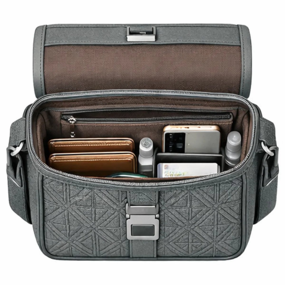 Dior Oblique Embossed Messenger Bag - صورة 5