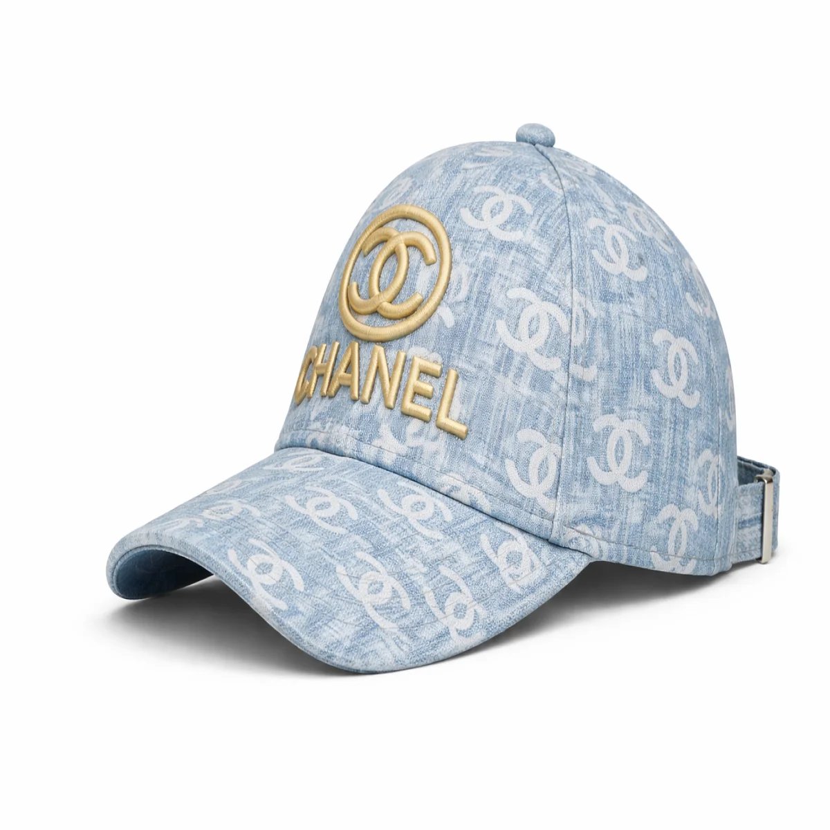 قبعة Chanel دنيم زرقاء - صورة 2