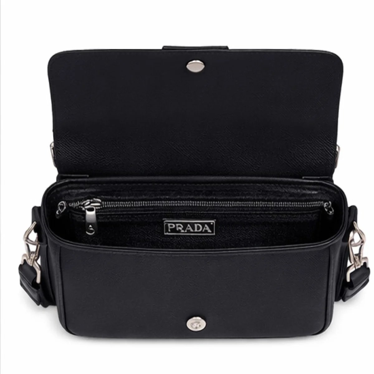 Prada Flap Leather Crossbody Bag - صورة 5