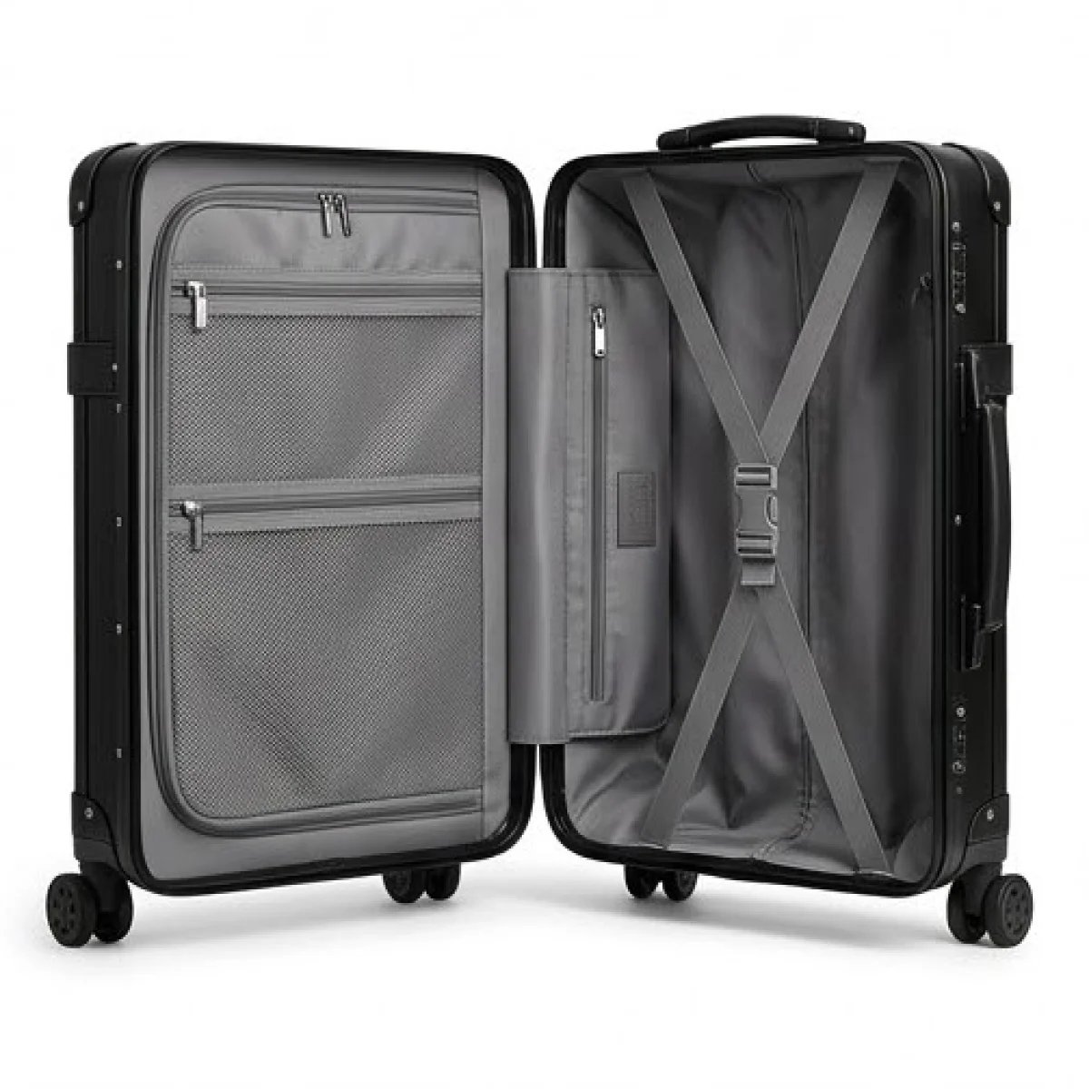 Gucci – GG Embossed Cabin Rolling Suitcase Black Edition - صورة 2