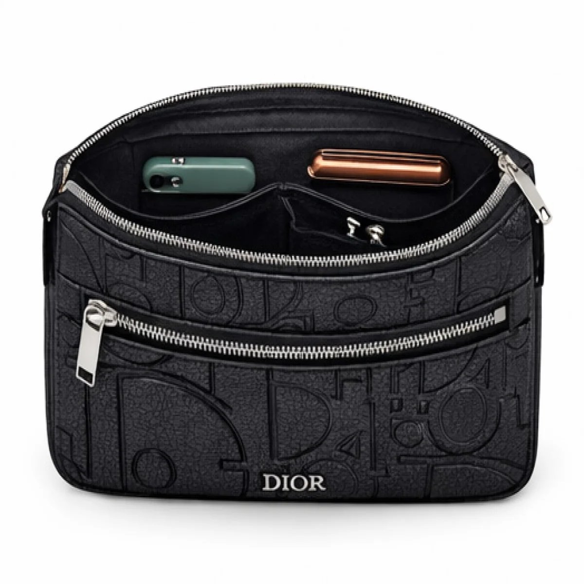 Dior Oblique Leather Clutch Bag - صورة 8