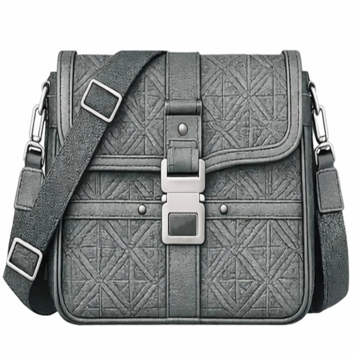 Dior Oblique Embossed Messenger Bag - صورة 10