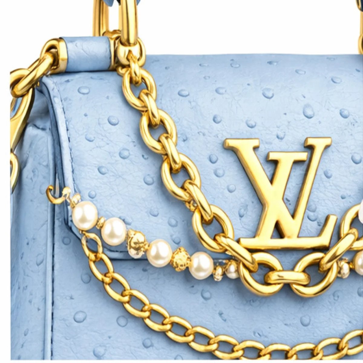 Louis Vuitton Capucines Mini Ostrich Leather Bag - صورة 8