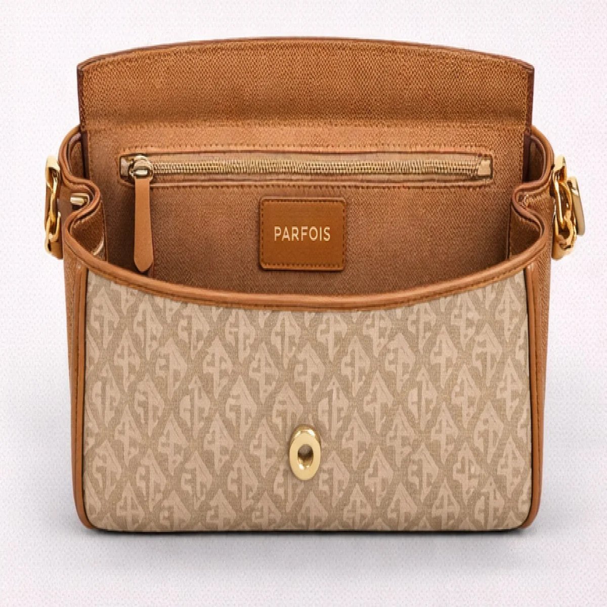 Tod’s T Timeless Canvas & Leather Shoulder Bag - صورة 8