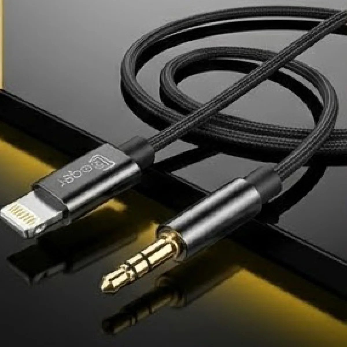 A40-Baqer Adapter Cable AUX to Lightning - صورة 2
