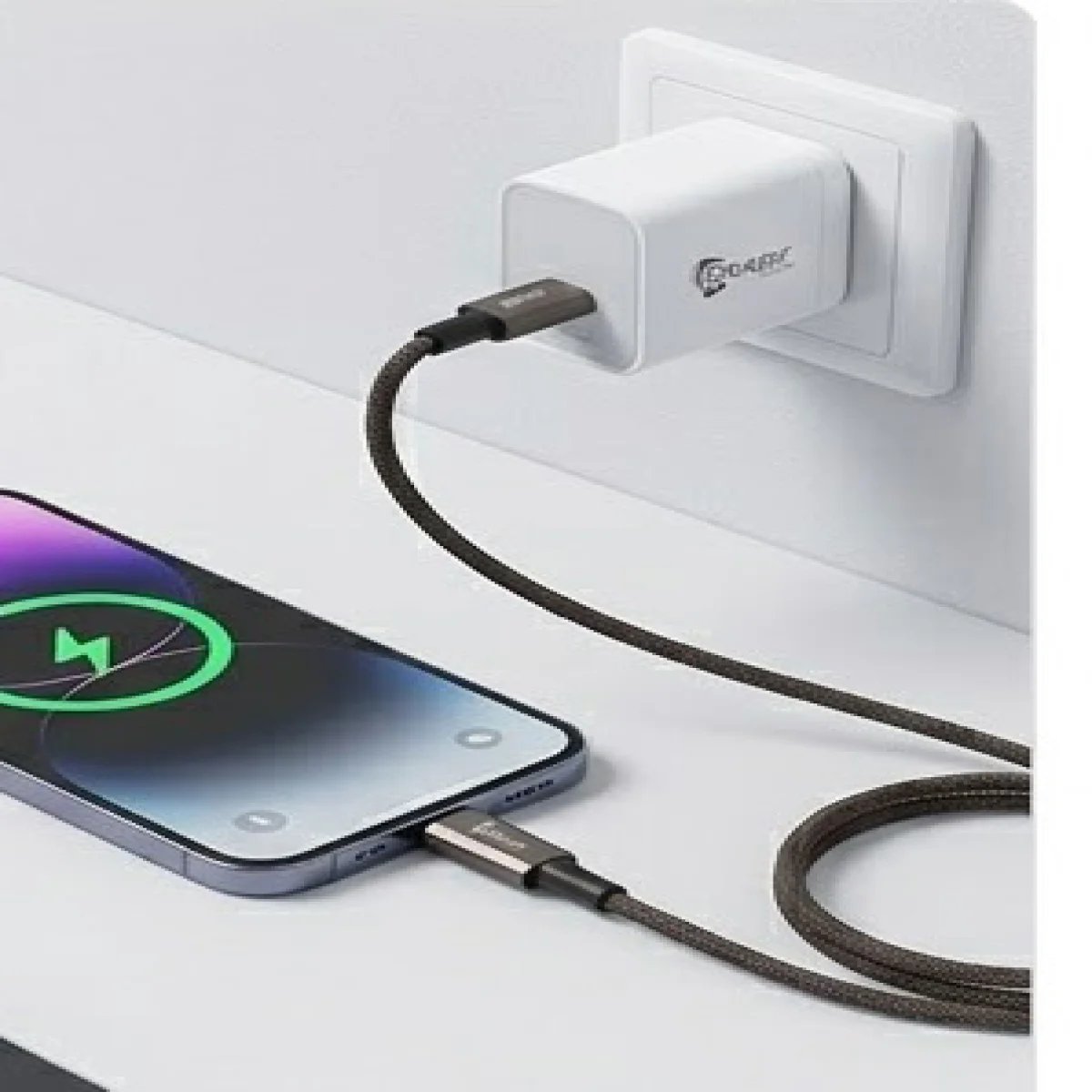 Baqer Type-C to Type-C Cable 60W – Super Fast Charging –BA_97 - صورة 3