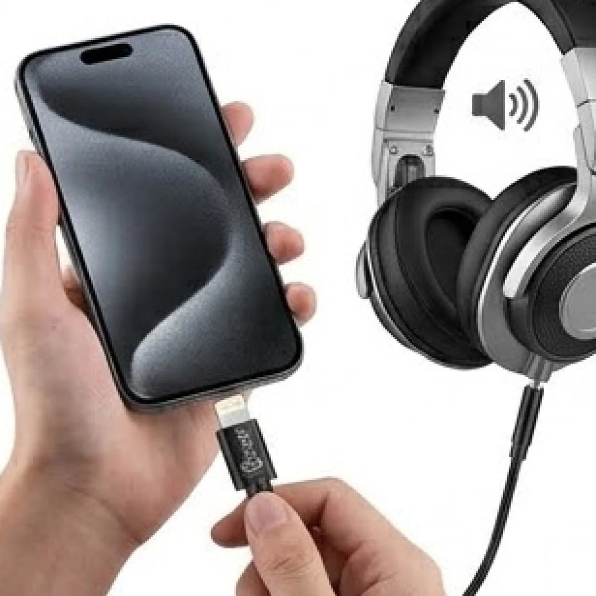 A40-Baqer Adapter Cable AUX to Lightning - صورة 3