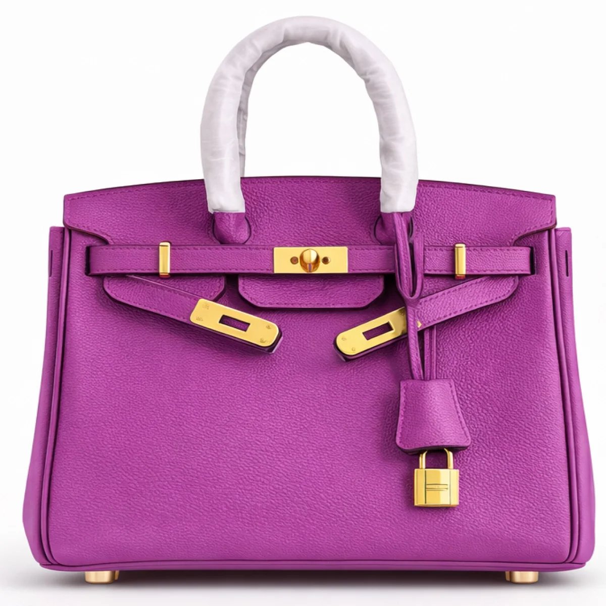 Hermès Birkin 25 Rose Purple Bag - صورة 4