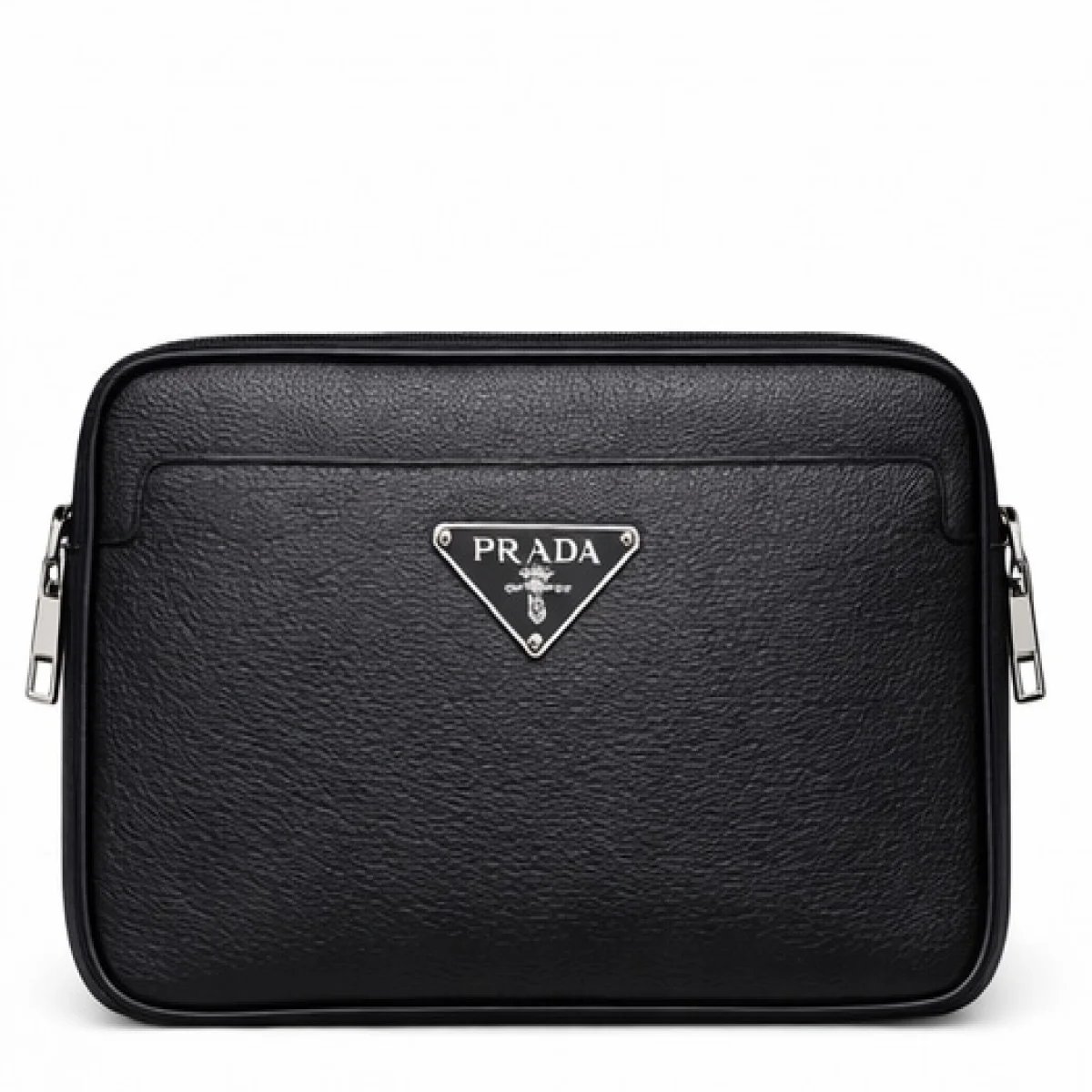 Prada Classic Leather Pouch Bag - صورة 5