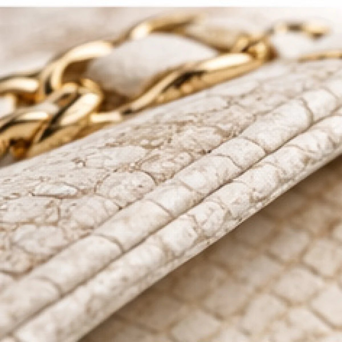 Chanel Classic Python Flap Chain Bag - صورة 9