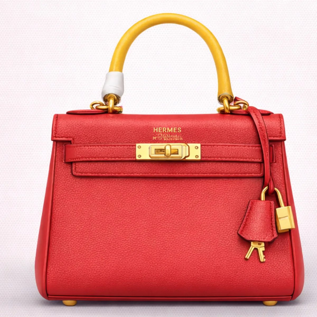 Hermès Kelly Multicolor Leather Handbag - صورة 7