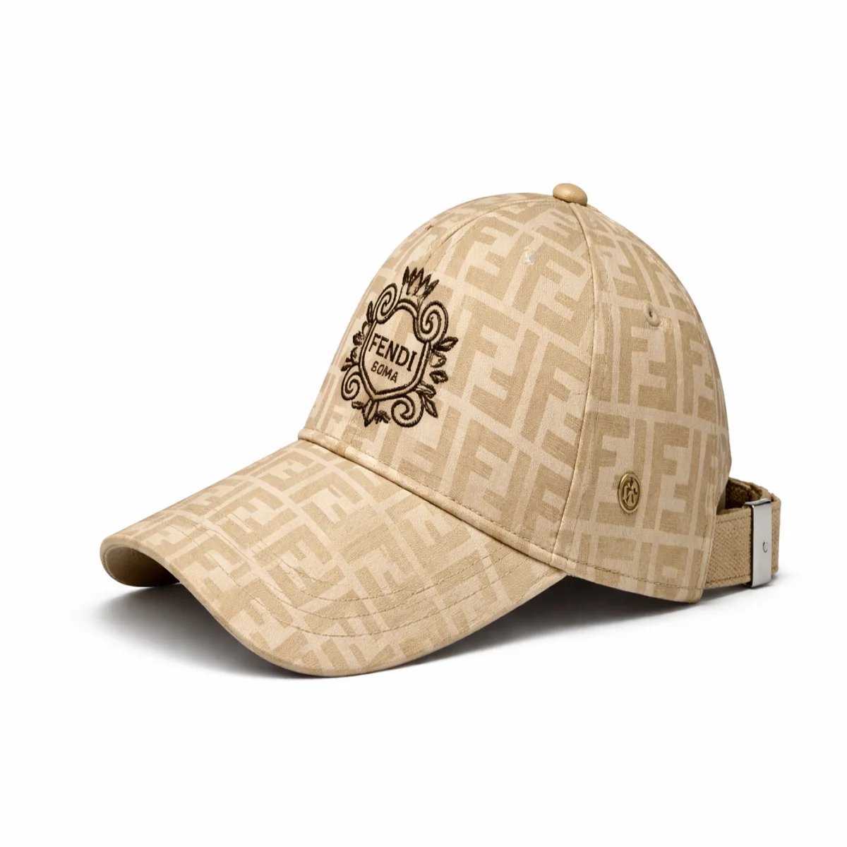 قبعة Fendi FF بيج - صورة 3