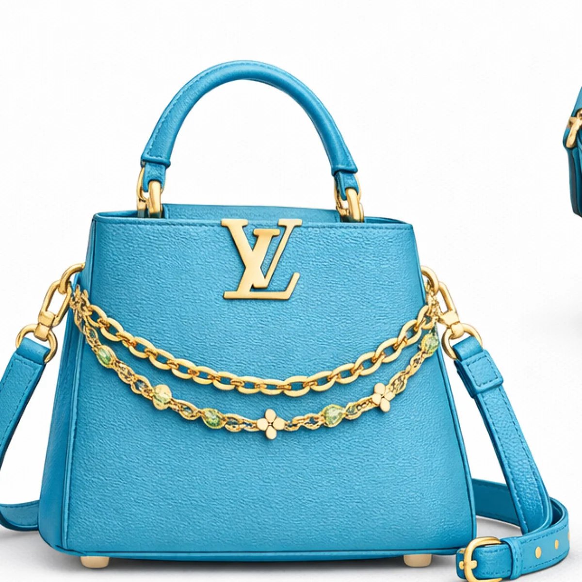 Louis Vuitton Capucines Mini Leather Bag - صورة 6