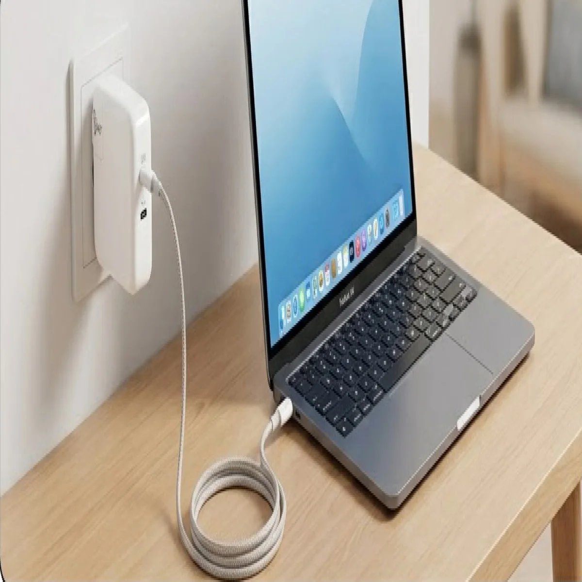 Baqer Charging MacBook Adapter Type-C 65W - صورة 2