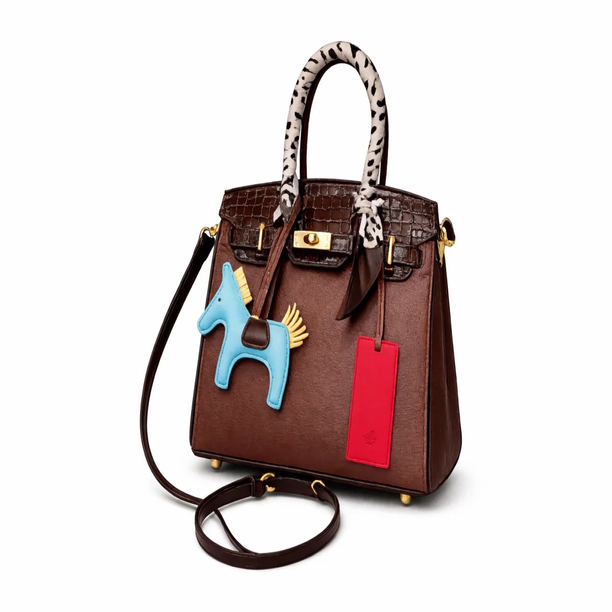 حقيبة تصميم هيرمس بيركن (Hermès Birkin Style) - صورة 3