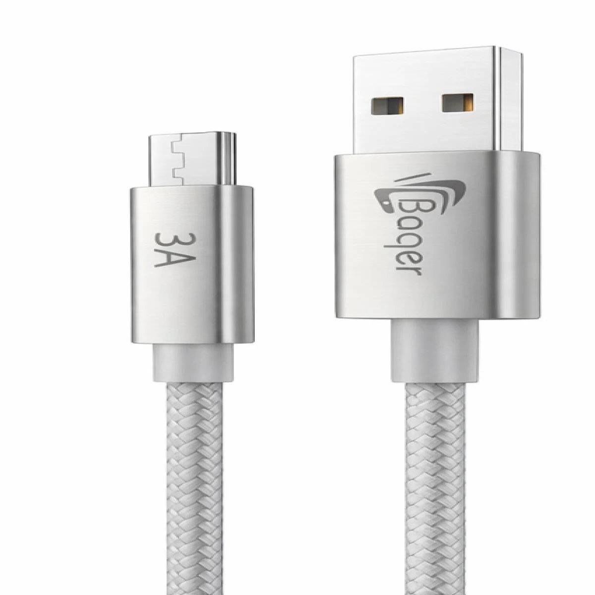 Baqer USB to Micro USB 3A Fast Charging Cable –BC_C207 - صورة 4