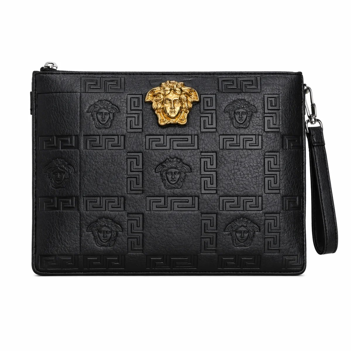 كلتش فاخر بنقشة Medusa و Greca  من Versace - صورة 3