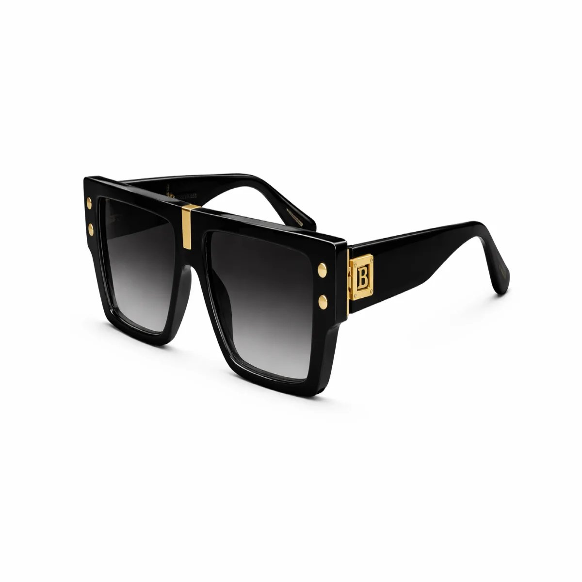 نظارات Balmain – Chunky Rectangular Oversized - صورة 3